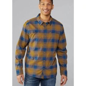 ✨REI Co-op Sahara Plaid Long-Sleeve Button-Up Sz Large Shirt✨